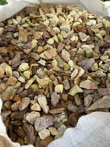 Златолит персиковый декоративная каменная крошка купить в Ишимбае