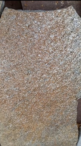 Плитняк златолит серебристый для цоколя, отмостки купить в Ишимбае