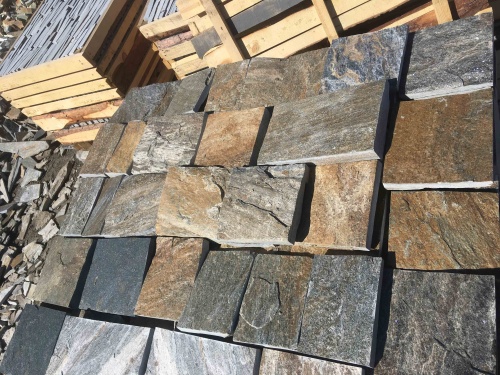 Плитка пилёная златолит Уральский для фасада купить в Ишимбае