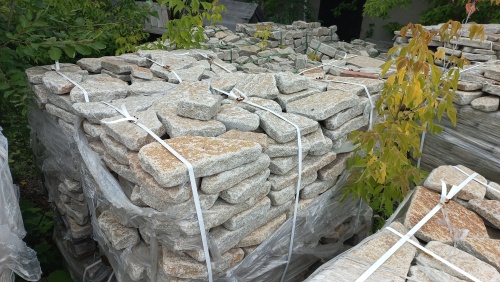 Гранитный плитняк галтованный для парковки купить в Ишимбае