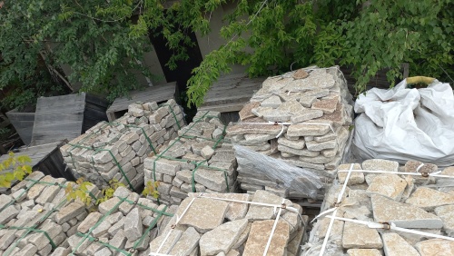 Гранитный плитняк галтованный для парковки купить в Ишимбае