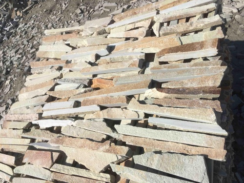 Горбушка златолит золотистый для облицовки купить в Ишимбае