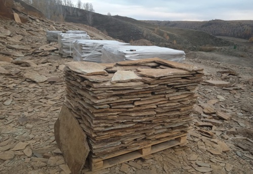 Плитняк кора дерева для цоколя, отмостки купить в Ишимбае