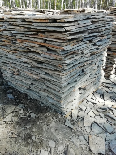 Плитняк златолит Уральский для цоколя, отмостки купить в Ишимбае